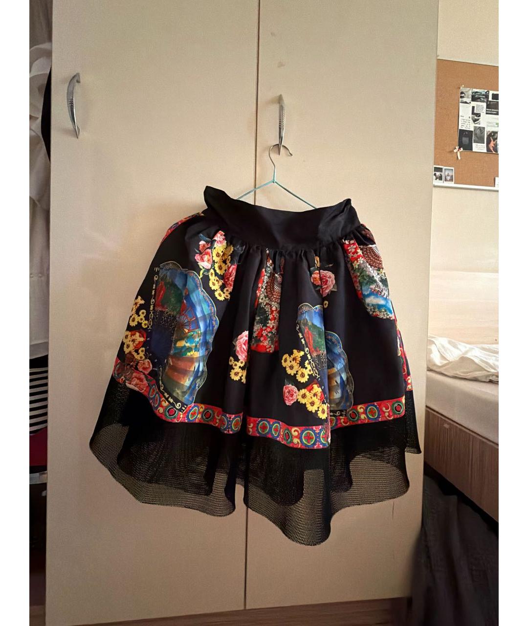 DOLCE&GABBANA Мульти полиэстеровый костюм с юбками, фото 2