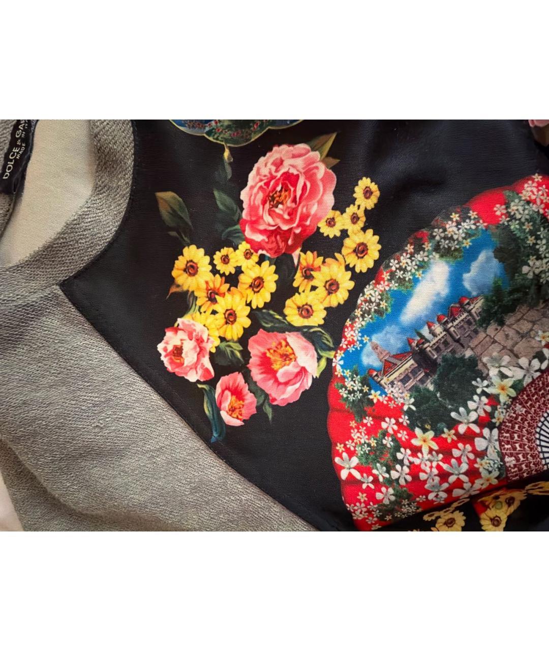 DOLCE&GABBANA Мульти полиэстеровый костюм с юбками, фото 4