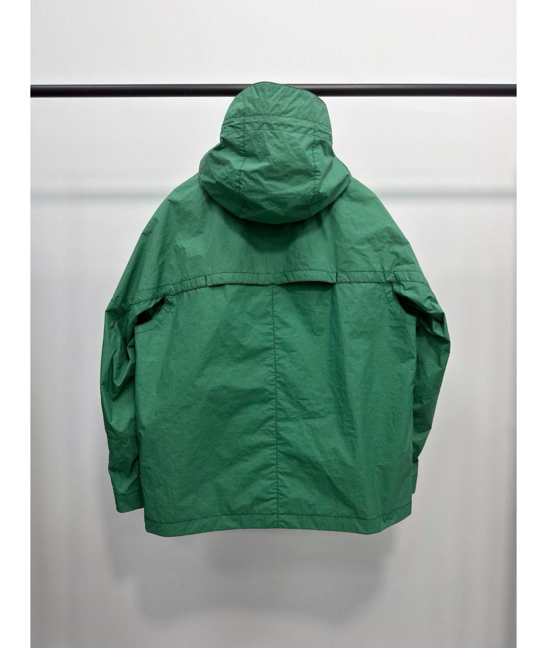 STONE ISLAND Зеленая полиамидовая куртка, фото 5