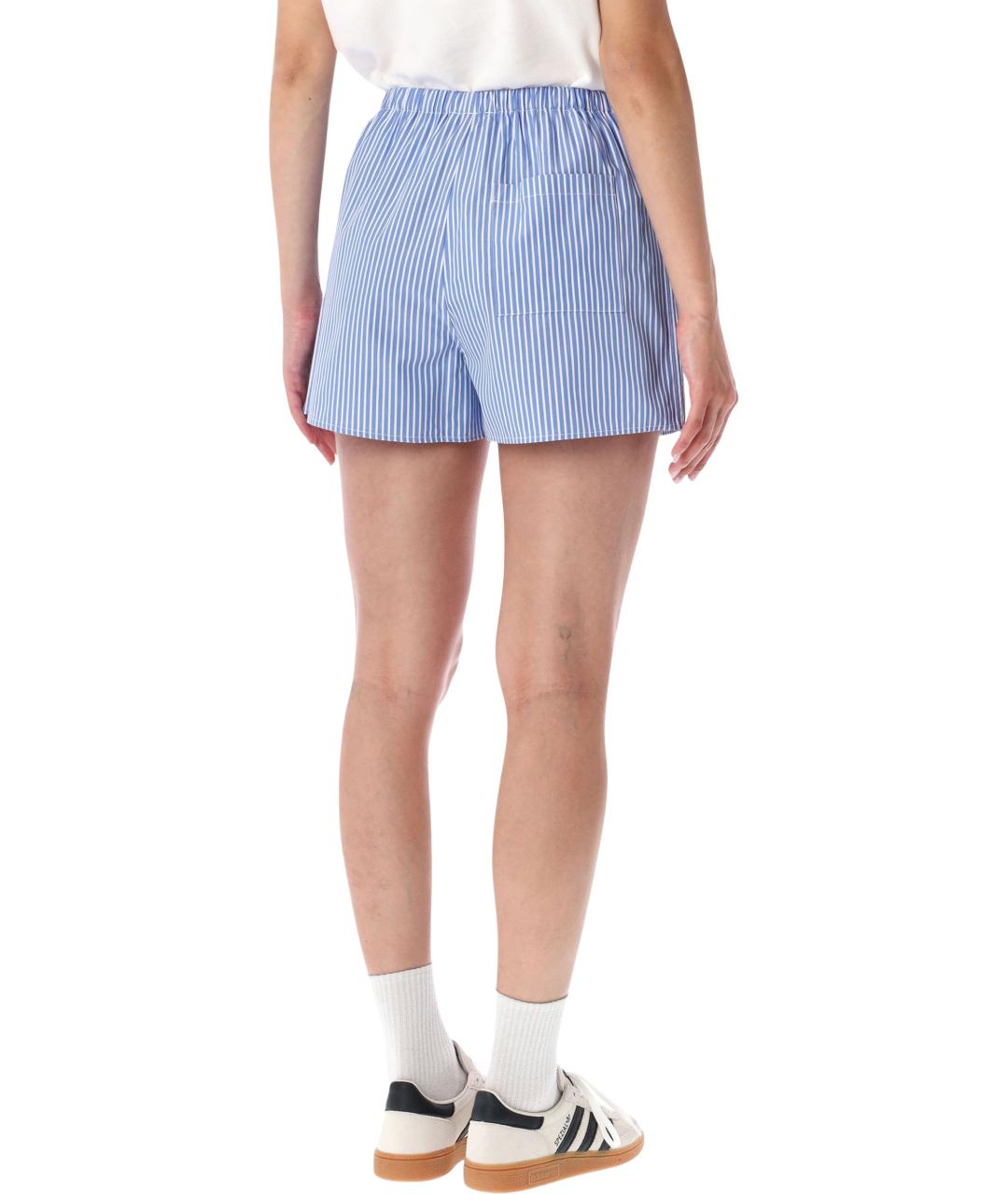 SPORTY AND RICH Голубые хлопковые шорты, фото 2