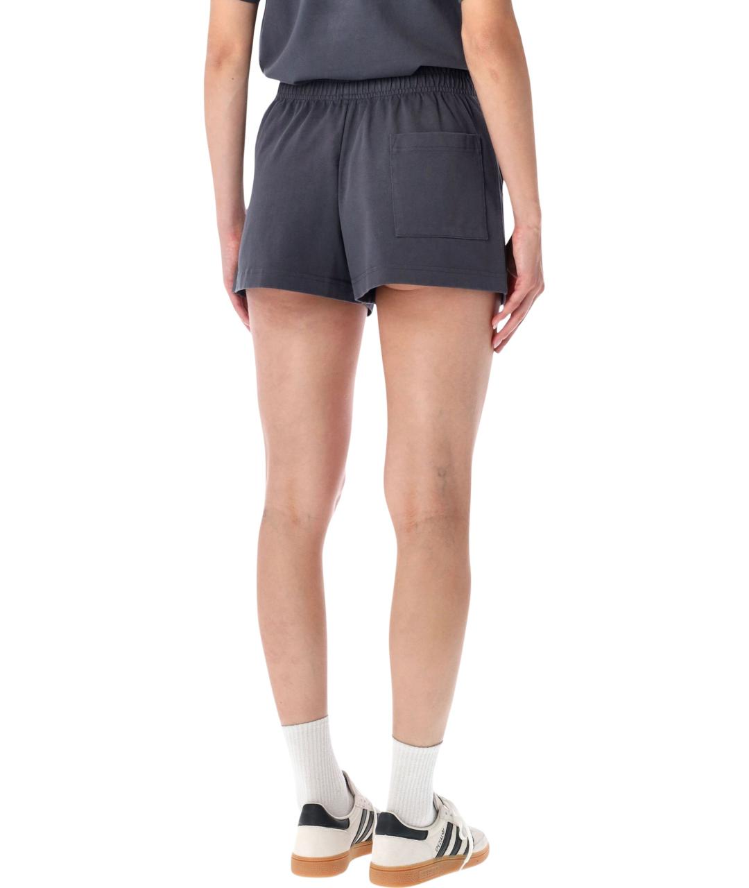 SPORTY AND RICH Серые хлопковые шорты, фото 2