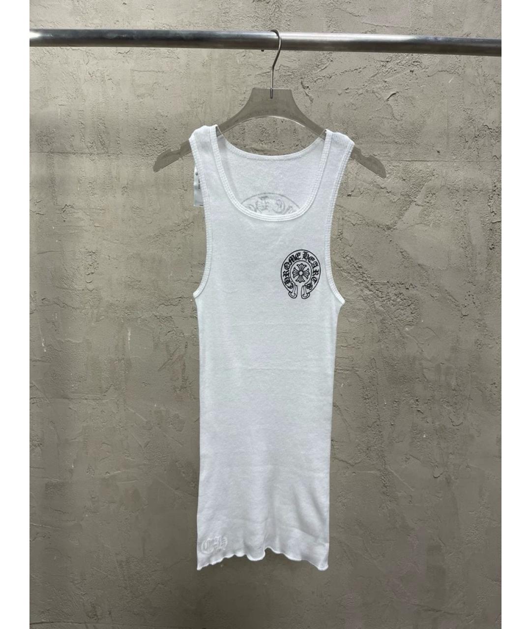 CHROME HEARTS Белая майка, фото 4