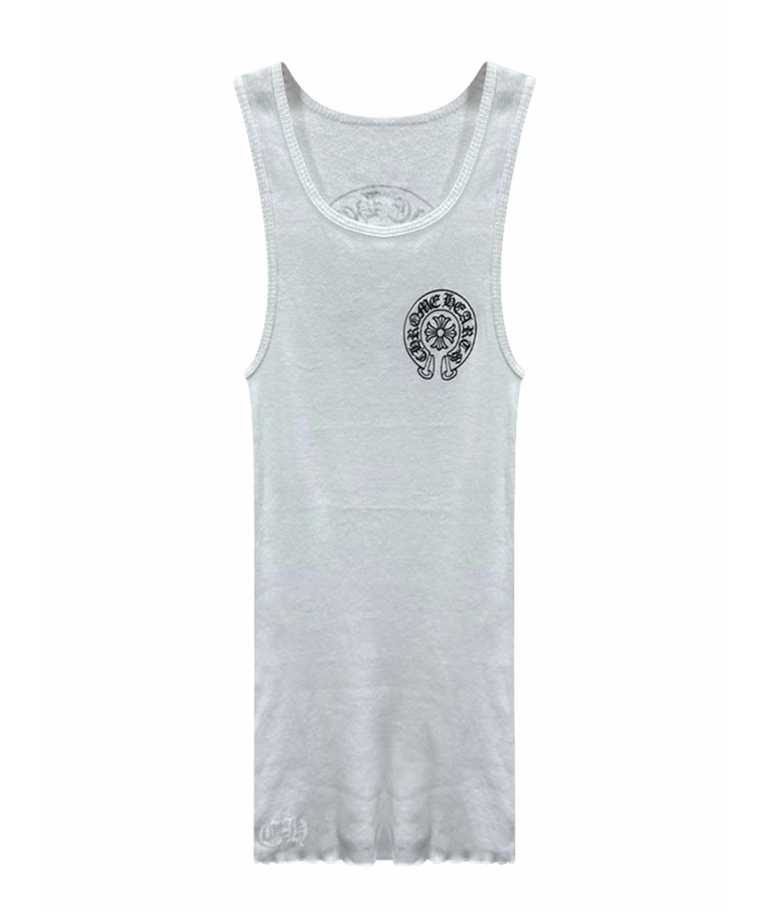 CHROME HEARTS Белая майка, фото 1