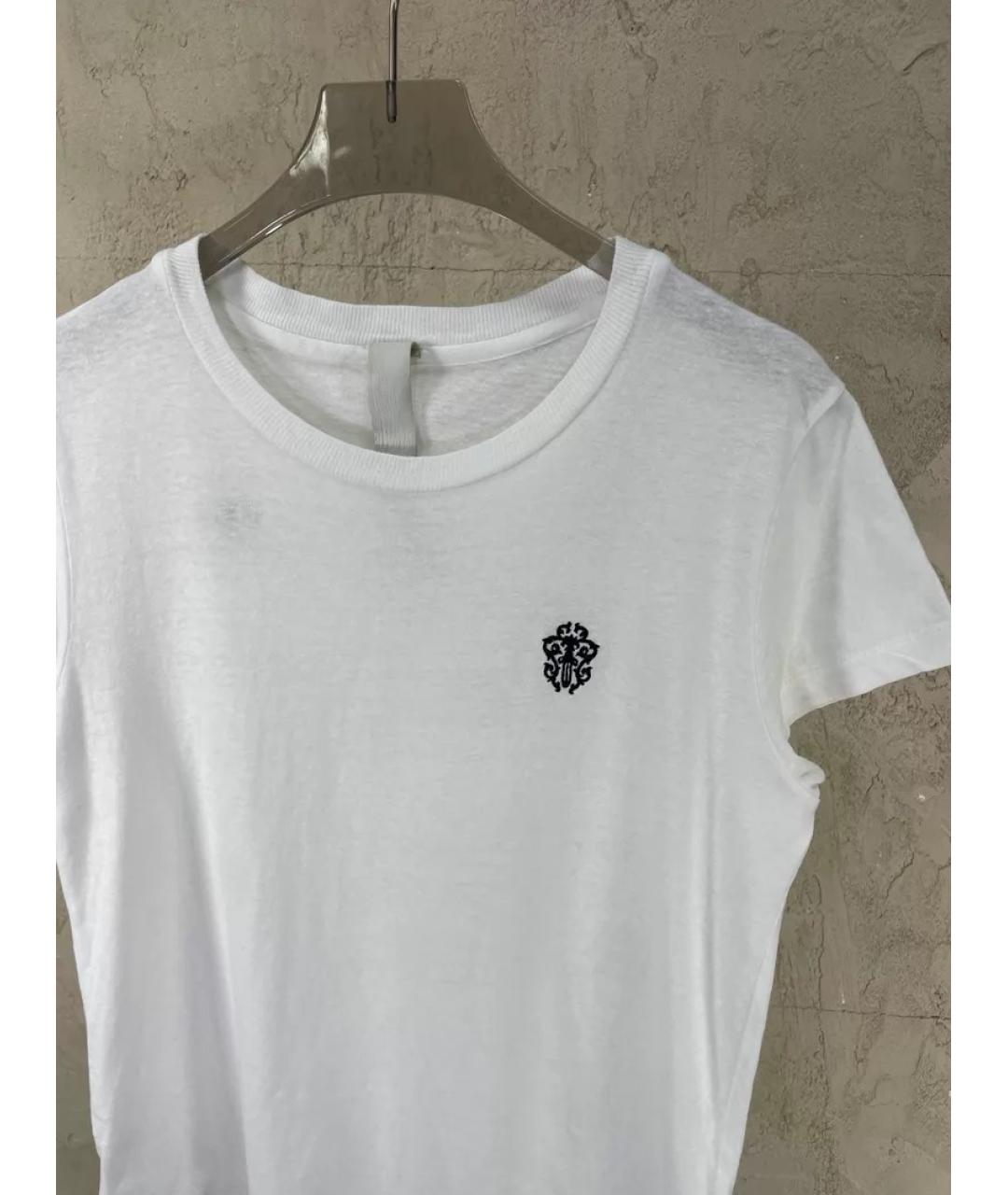CHROME HEARTS Белая хлопковая футболка, фото 5