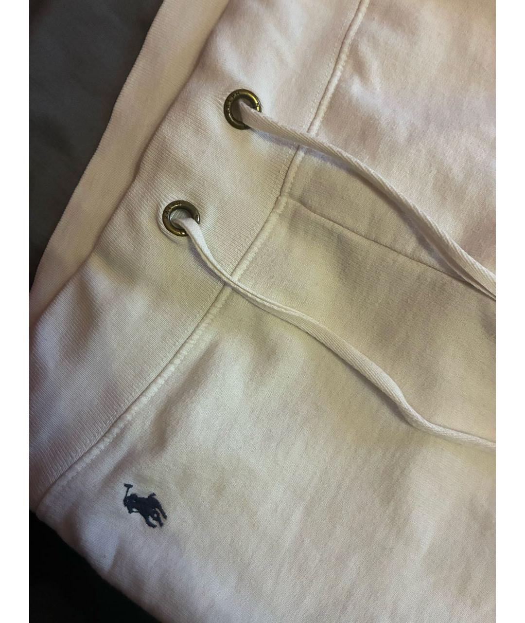 POLO RALPH LAUREN Бежевые хлопко-эластановые спортивные брюки и шорты, фото 2