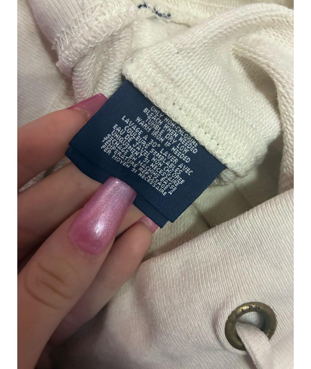 POLO RALPH LAUREN Бежевые хлопко-эластановые спортивные брюки и шорты, фото 5