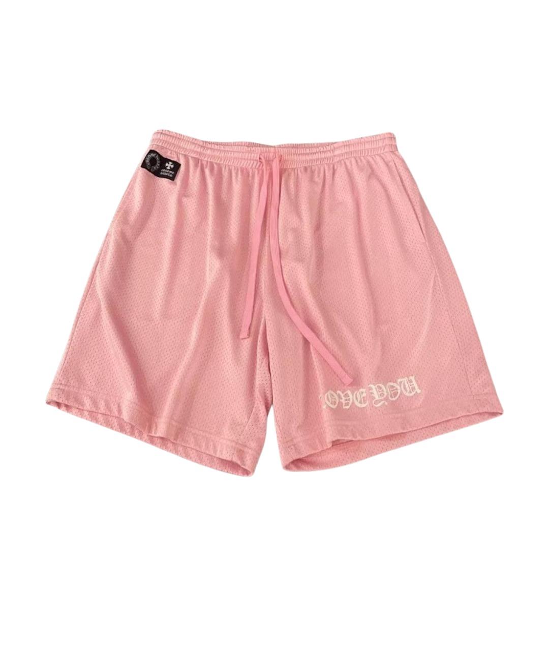 CHROME HEARTS Розовые шорты, фото 1