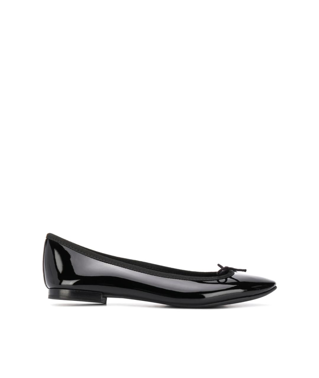 REPETTO Черные кожаные балетки, фото 1