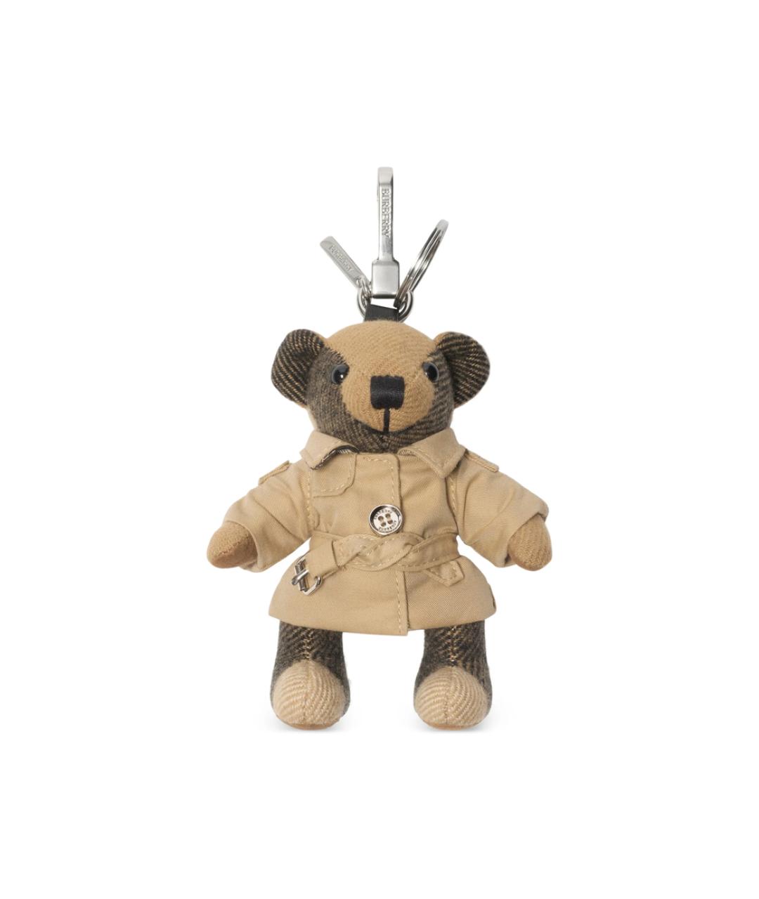 BURBERRY Коричневый брелок, фото 1