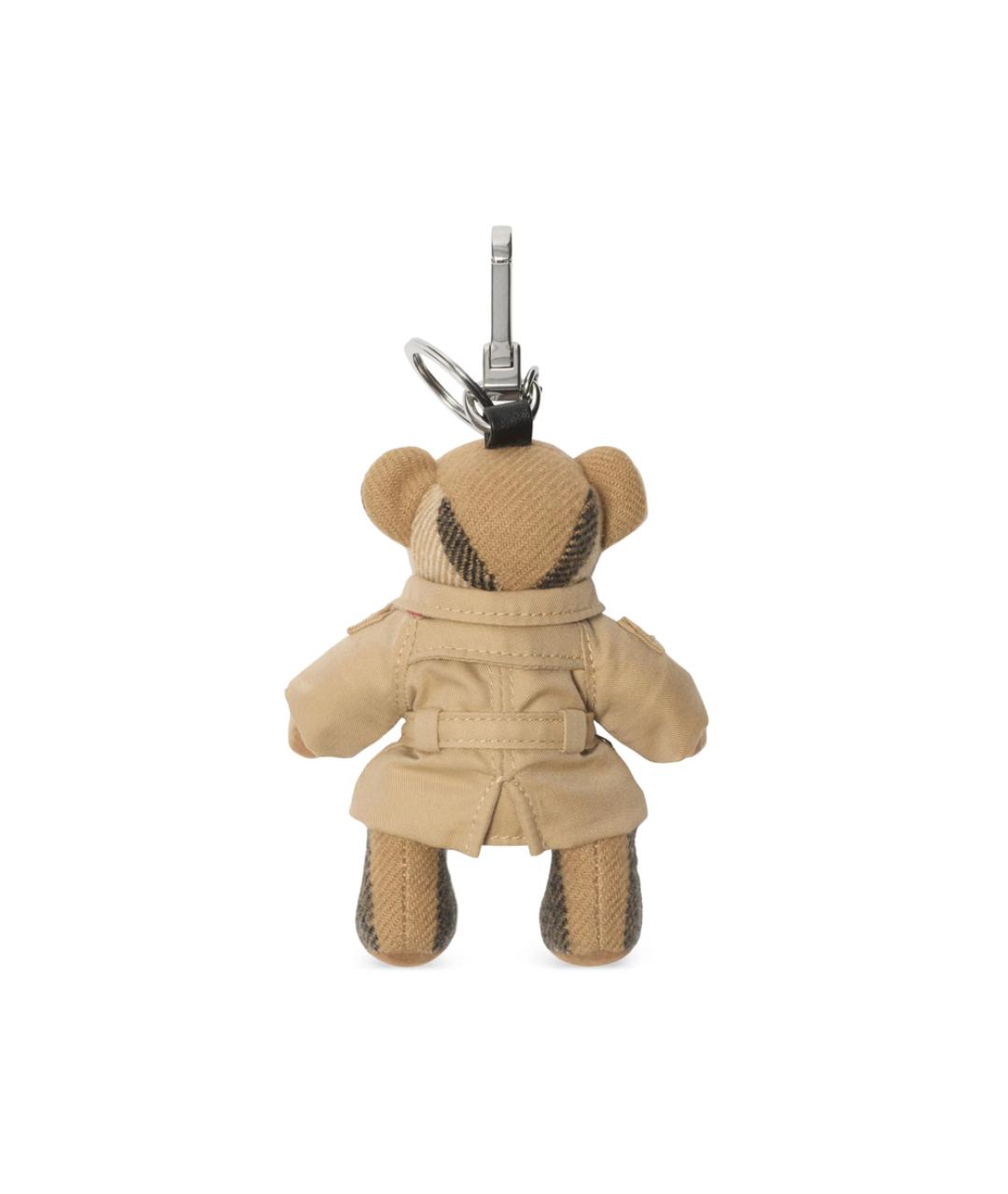 BURBERRY Коричневый брелок, фото 3