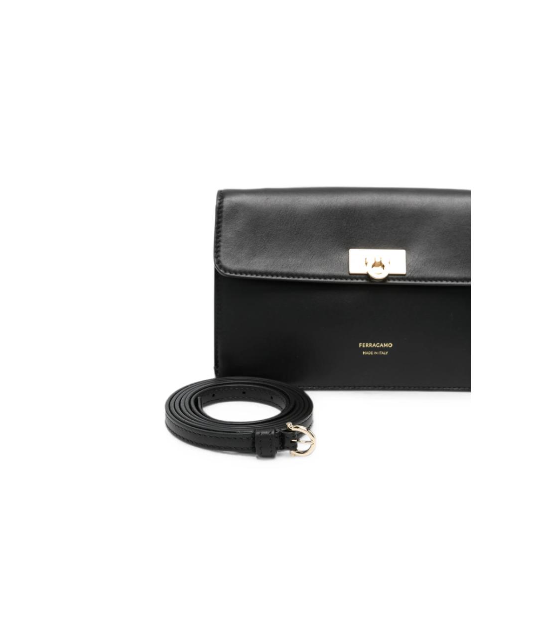 FERRAGAMO Черный кошелек, фото 2