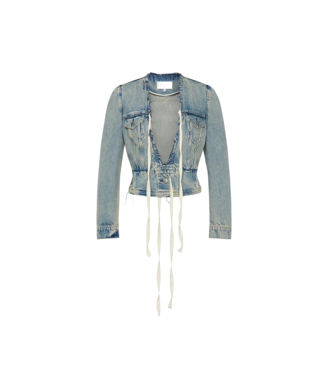 MAISON MARGIELA Синяя хлопковая куртка, фото 7