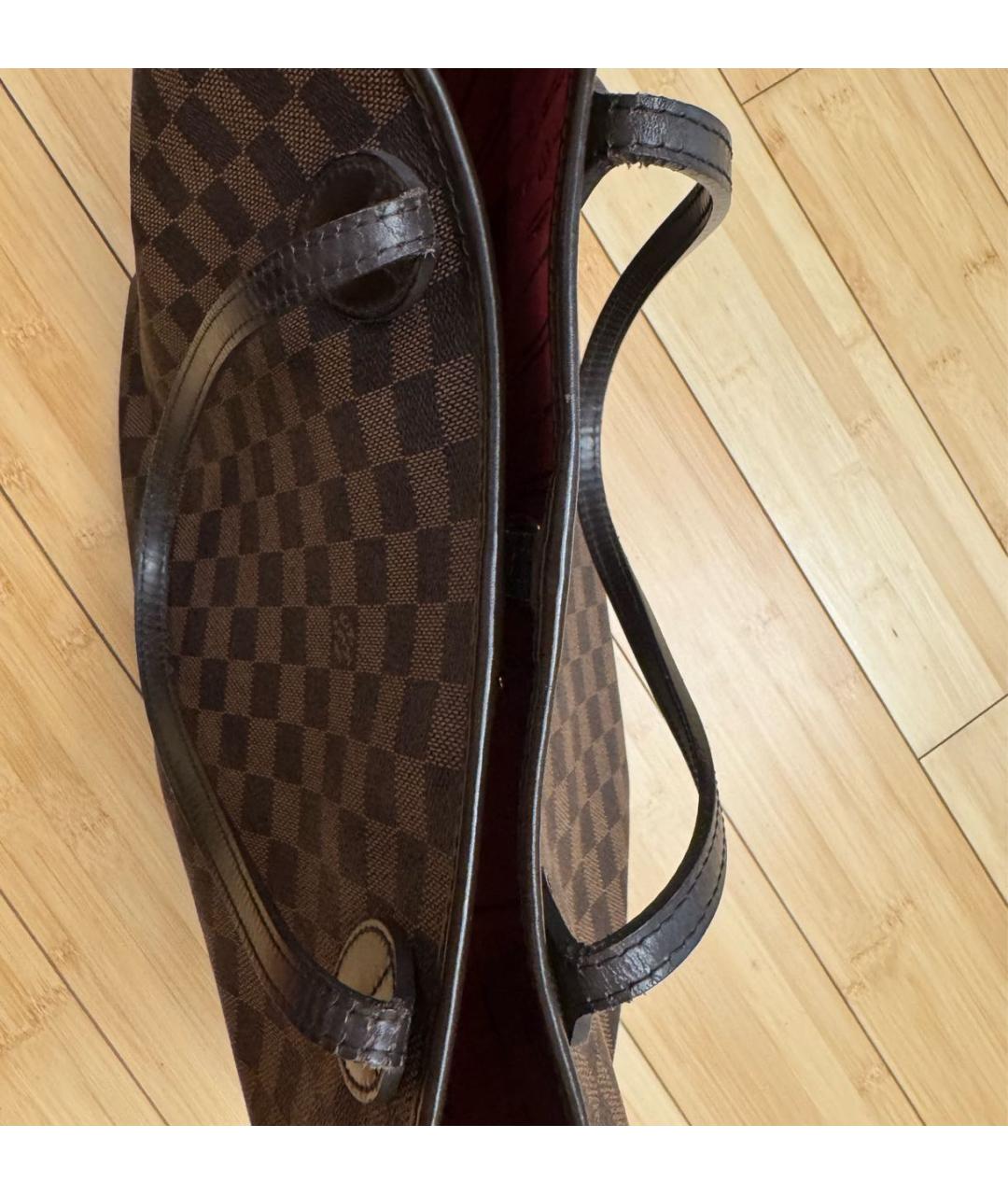LOUIS VUITTON Коричневая сумка тоут, фото 6