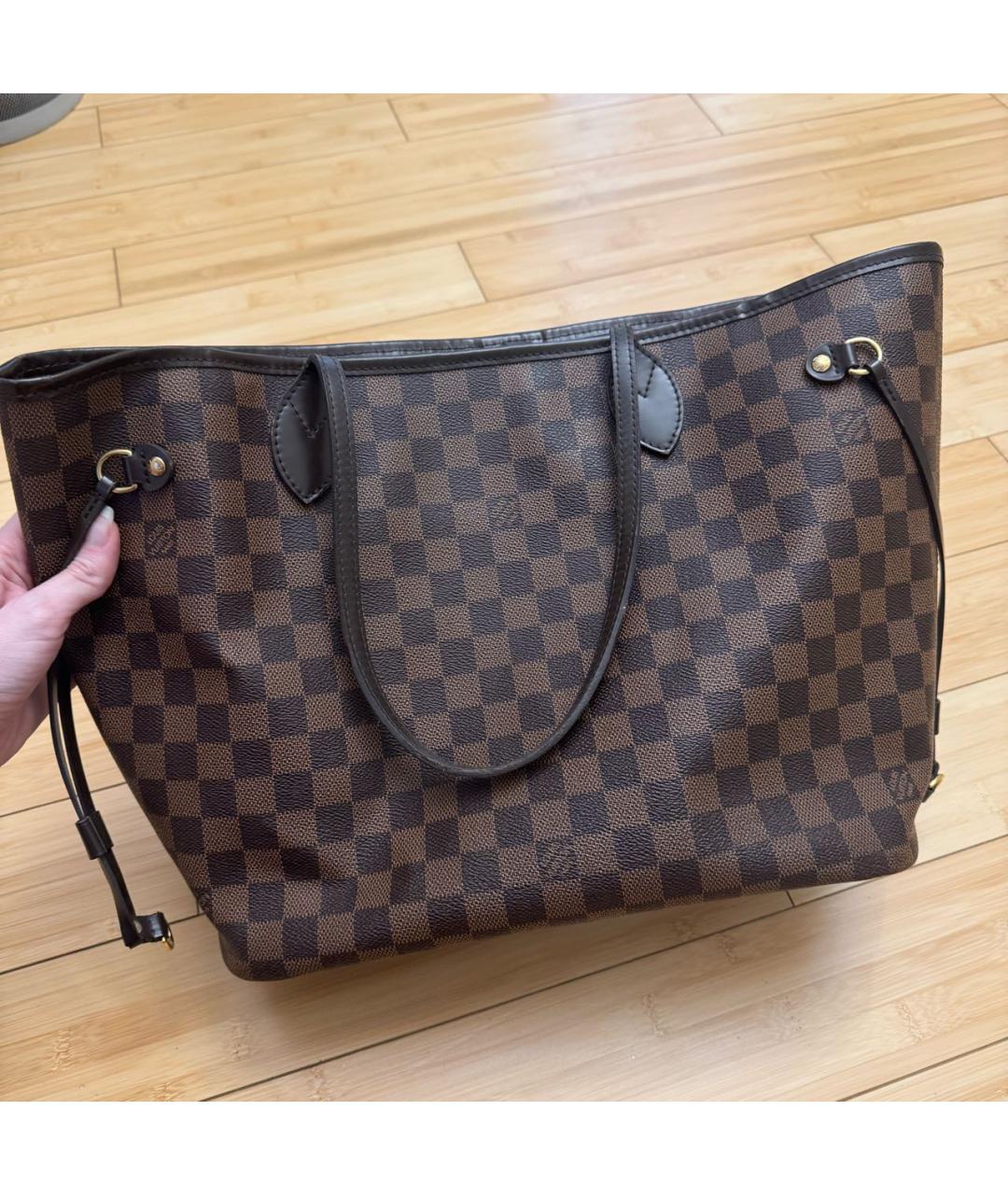 LOUIS VUITTON Коричневая сумка тоут, фото 2