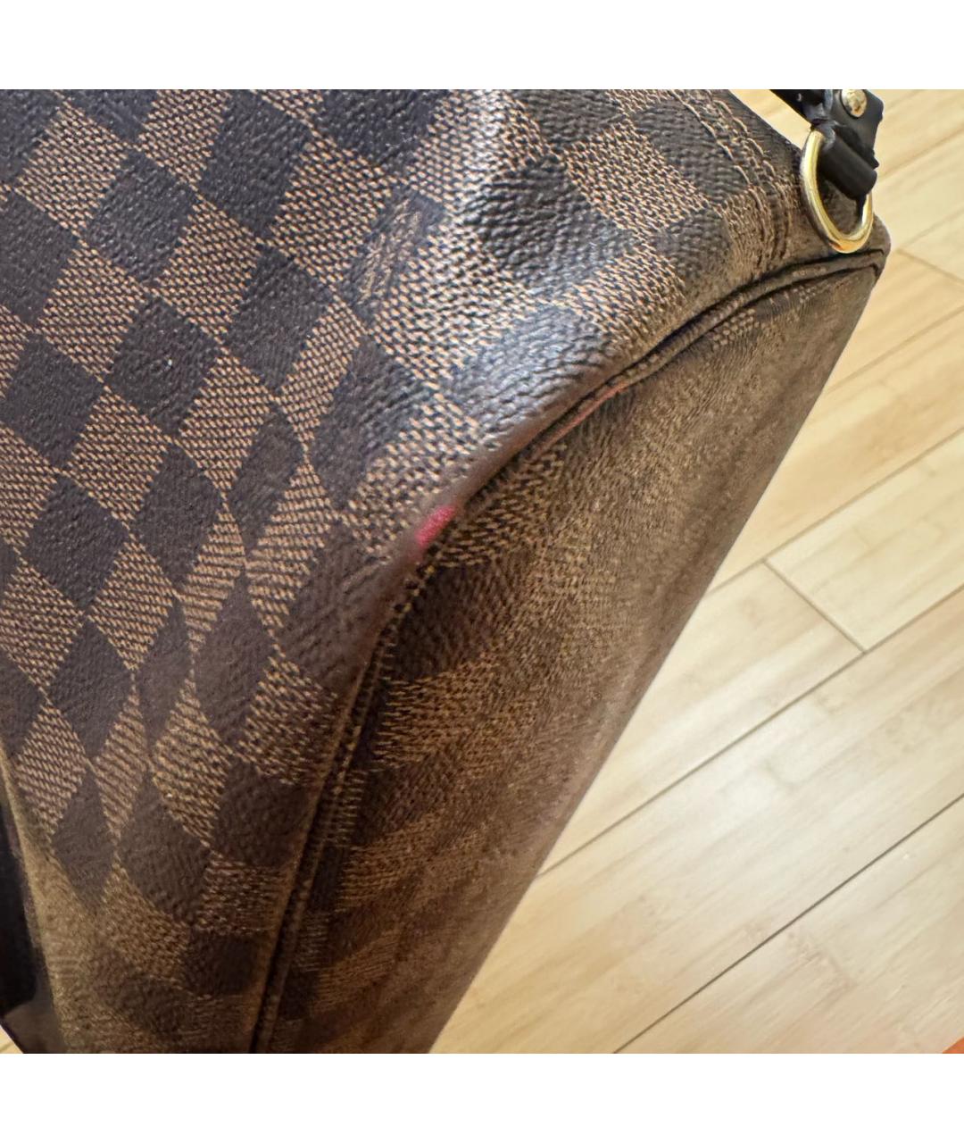 LOUIS VUITTON Коричневая сумка тоут, фото 4