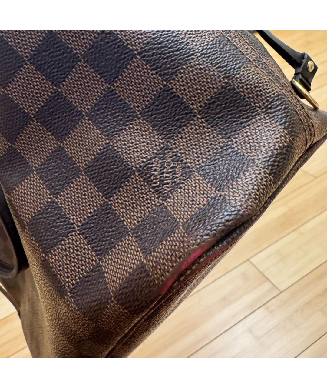 LOUIS VUITTON Коричневая сумка тоут, фото 5