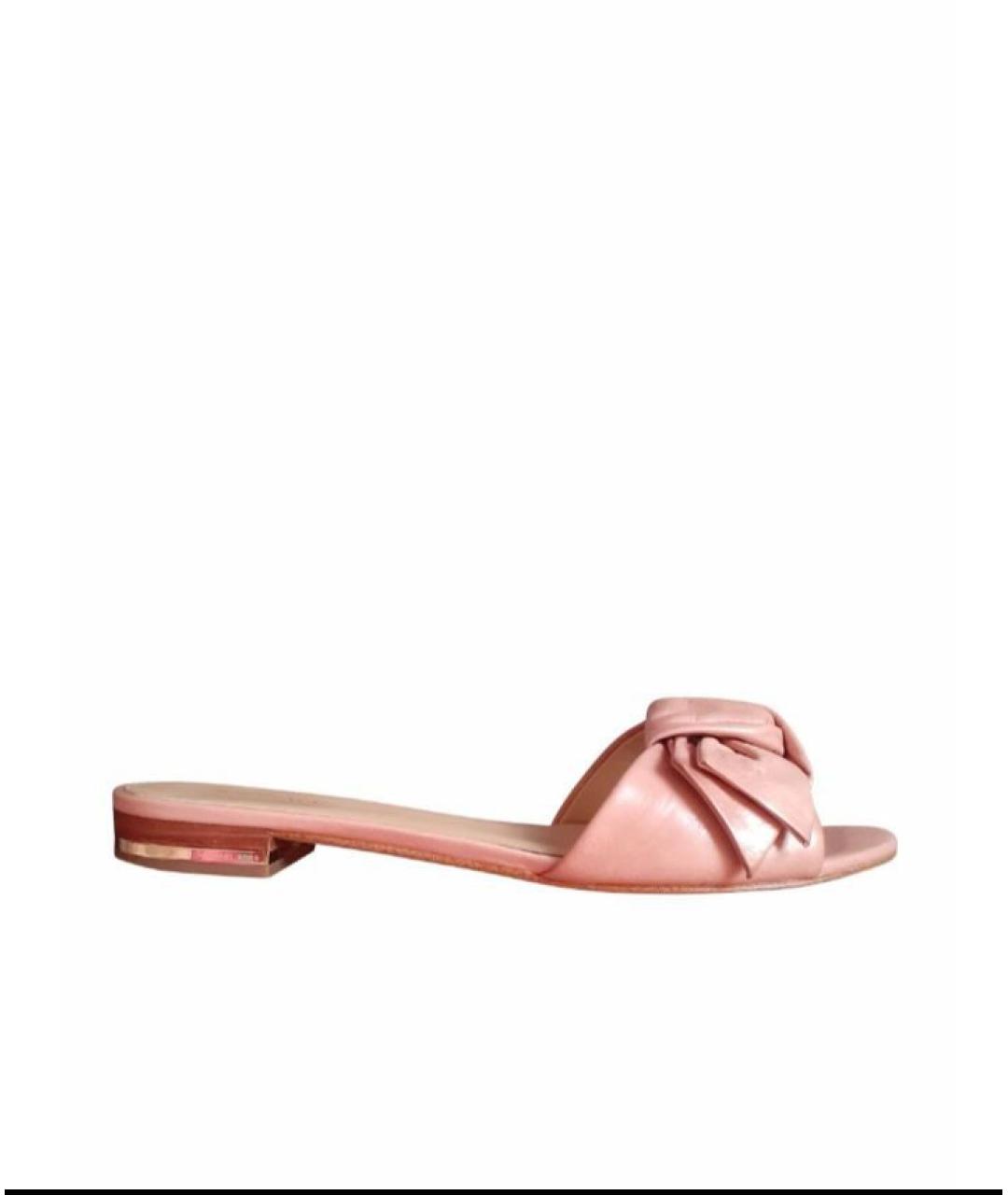 MICHAEL KORS Кожаные шлепанцы, фото 8