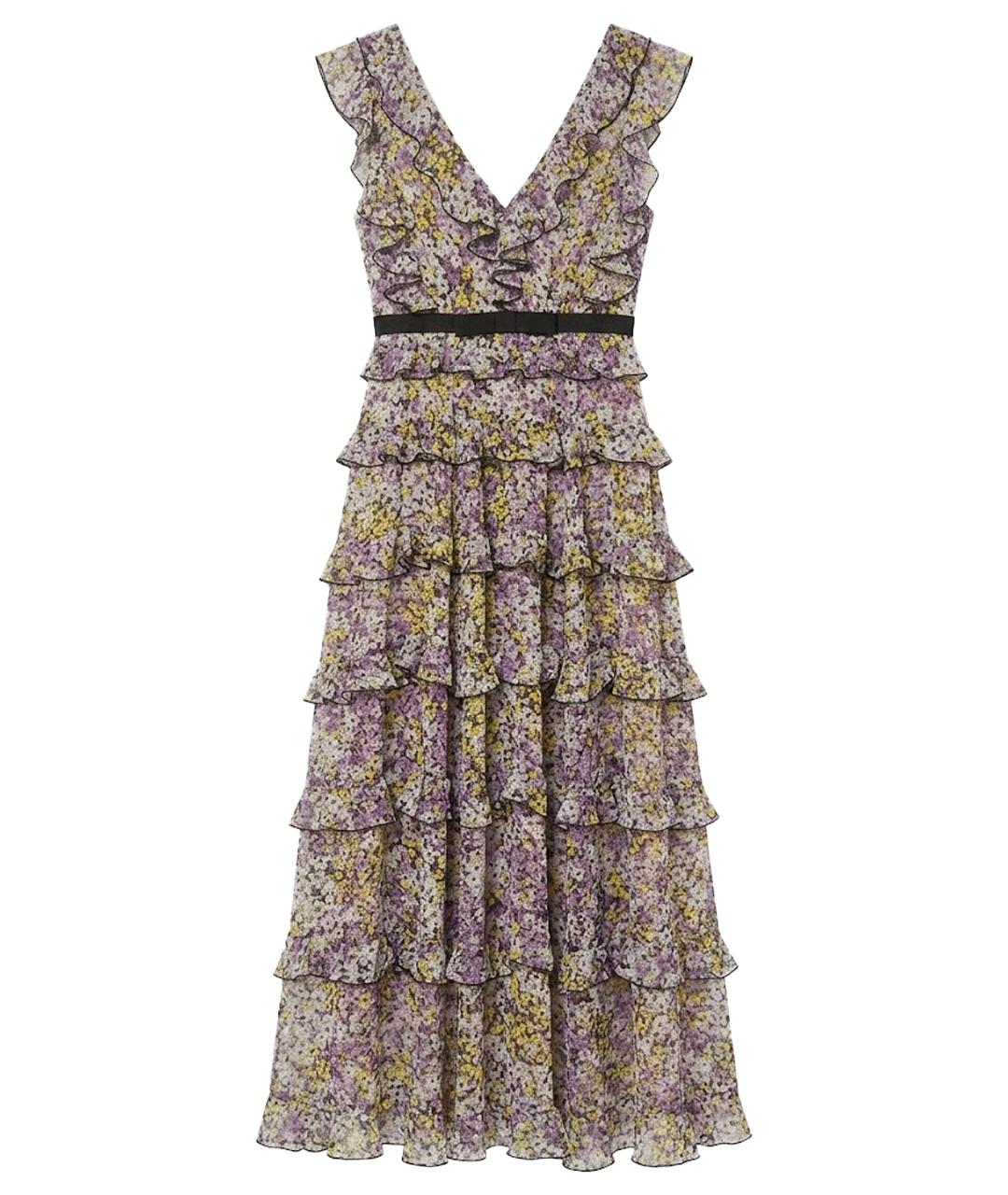 GIAMBATTISTA VALLI Серое полиэстеровое коктейльное платье, фото 1
