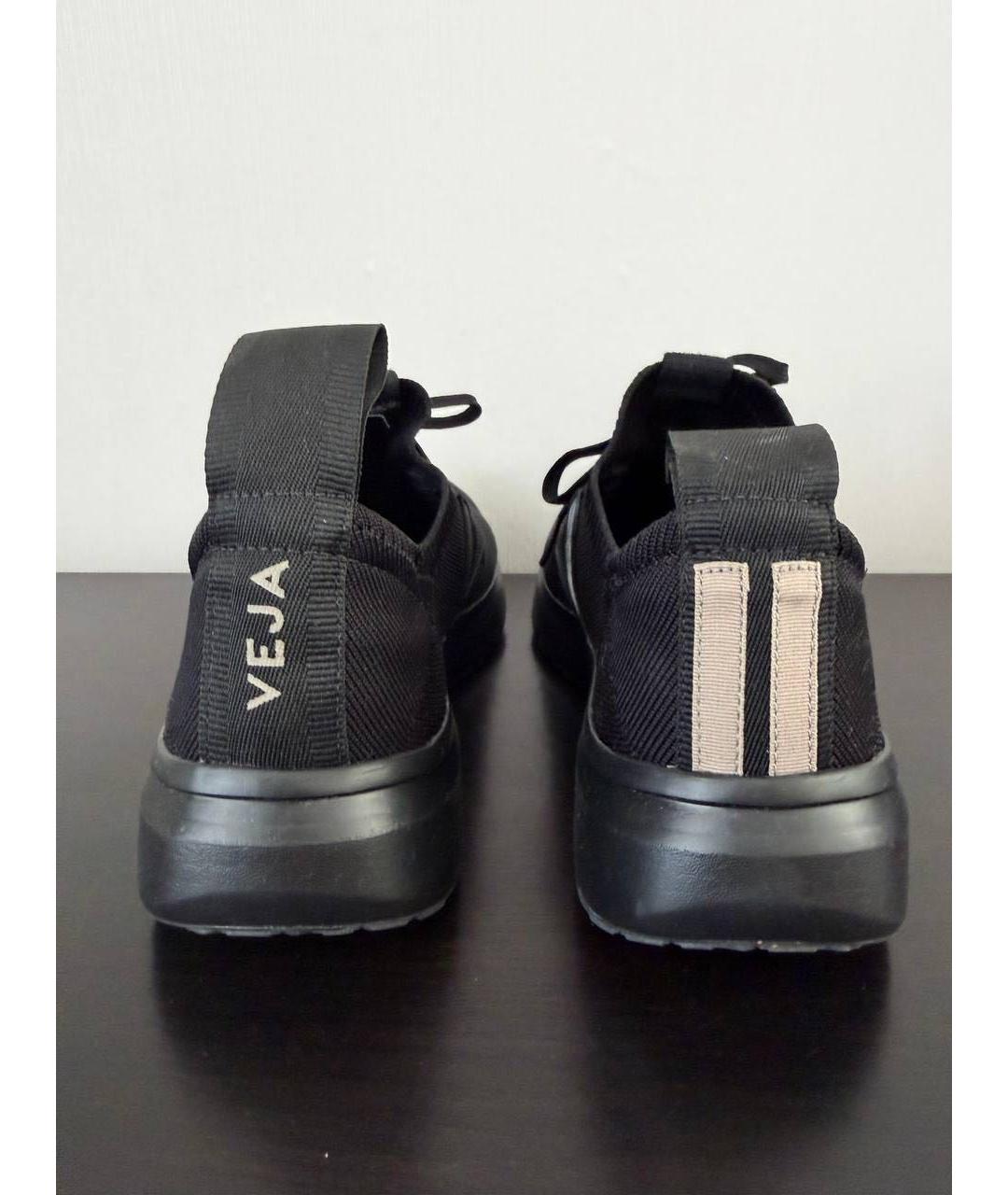 RICK OWENS Черные низкие кроссовки / кеды, фото 2