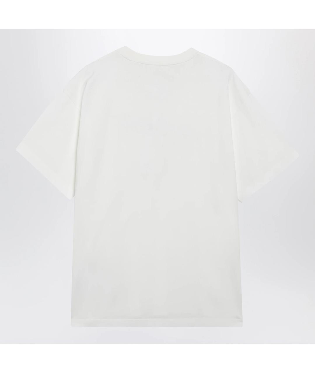 MM6 MAISON MARGIELA Белая хлопковая футболка, фото 2
