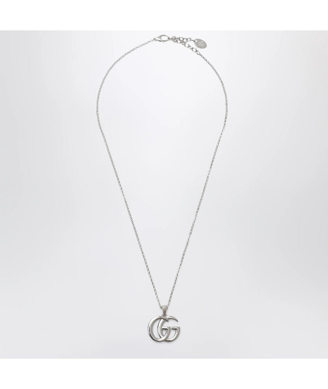 GUCCI Серебряная металлическая подвеска, фото 3