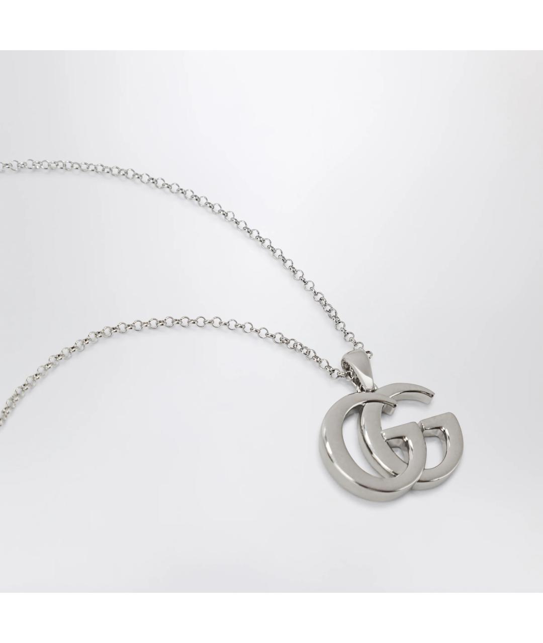 GUCCI Серебряная металлическая подвеска, фото 2