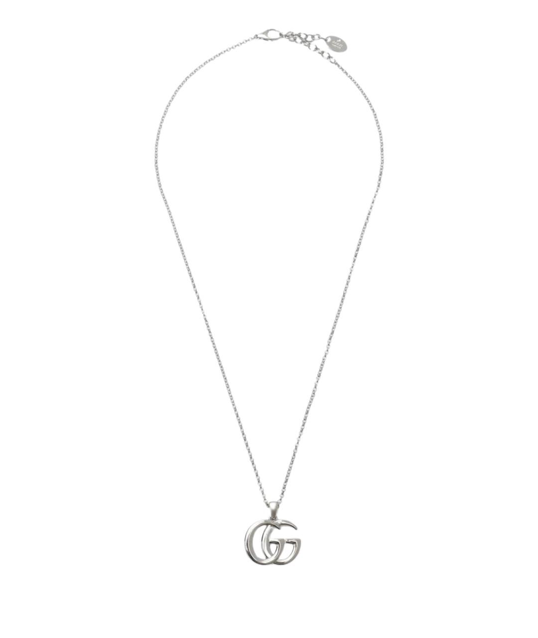 GUCCI Серебряная металлическая подвеска, фото 1