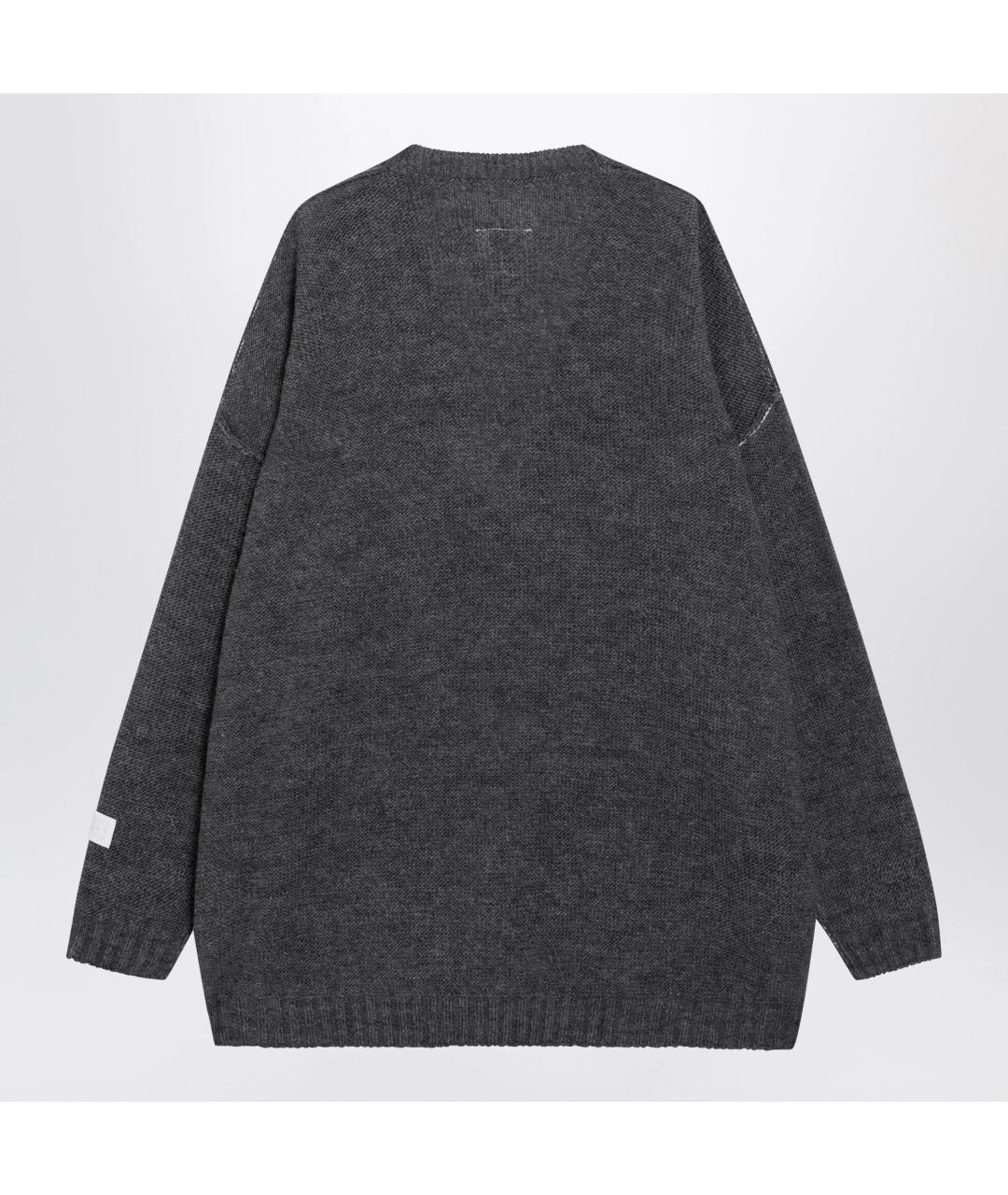 MM6 MAISON MARGIELA Серый шерстяной джемпер / свитер, фото 2