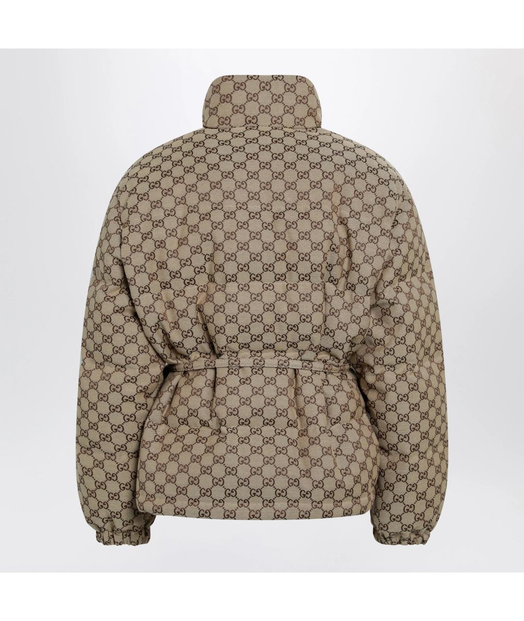 GUCCI Коричневая хлопковая куртка, фото 2