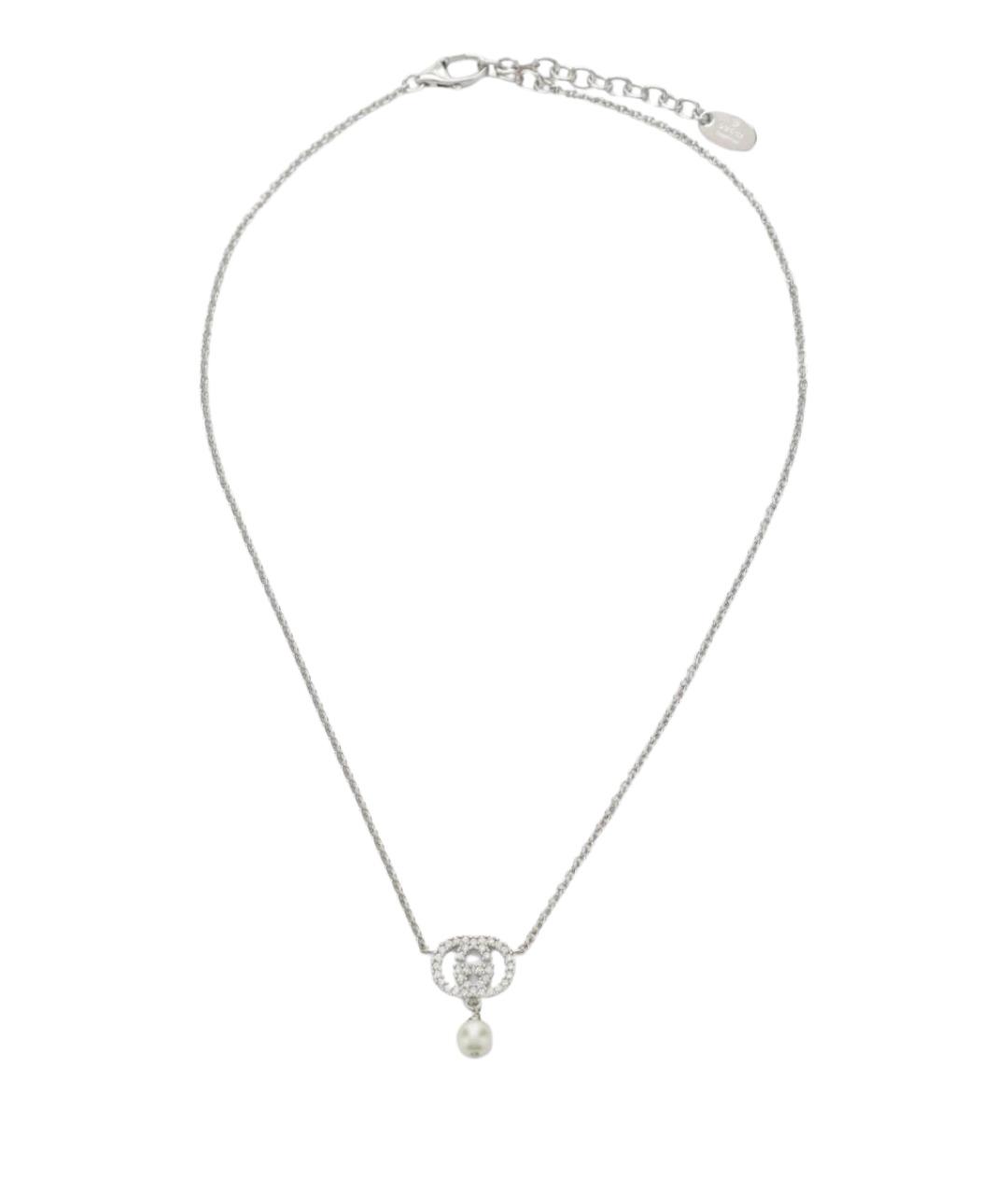 GUCCI Серебряная металлическая подвеска, фото 1
