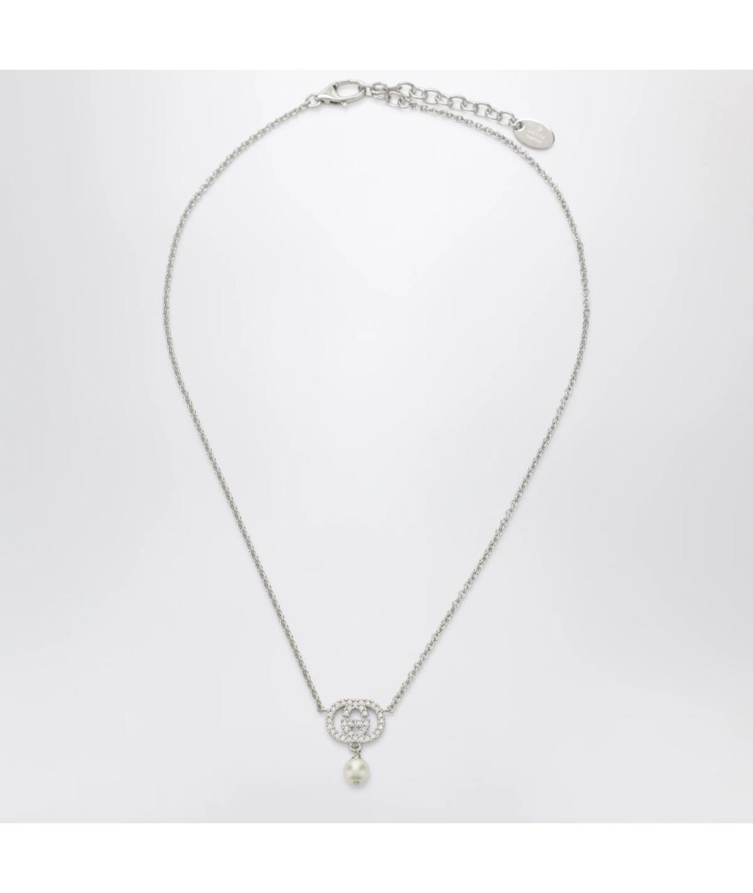 GUCCI Серебряная металлическая подвеска, фото 3