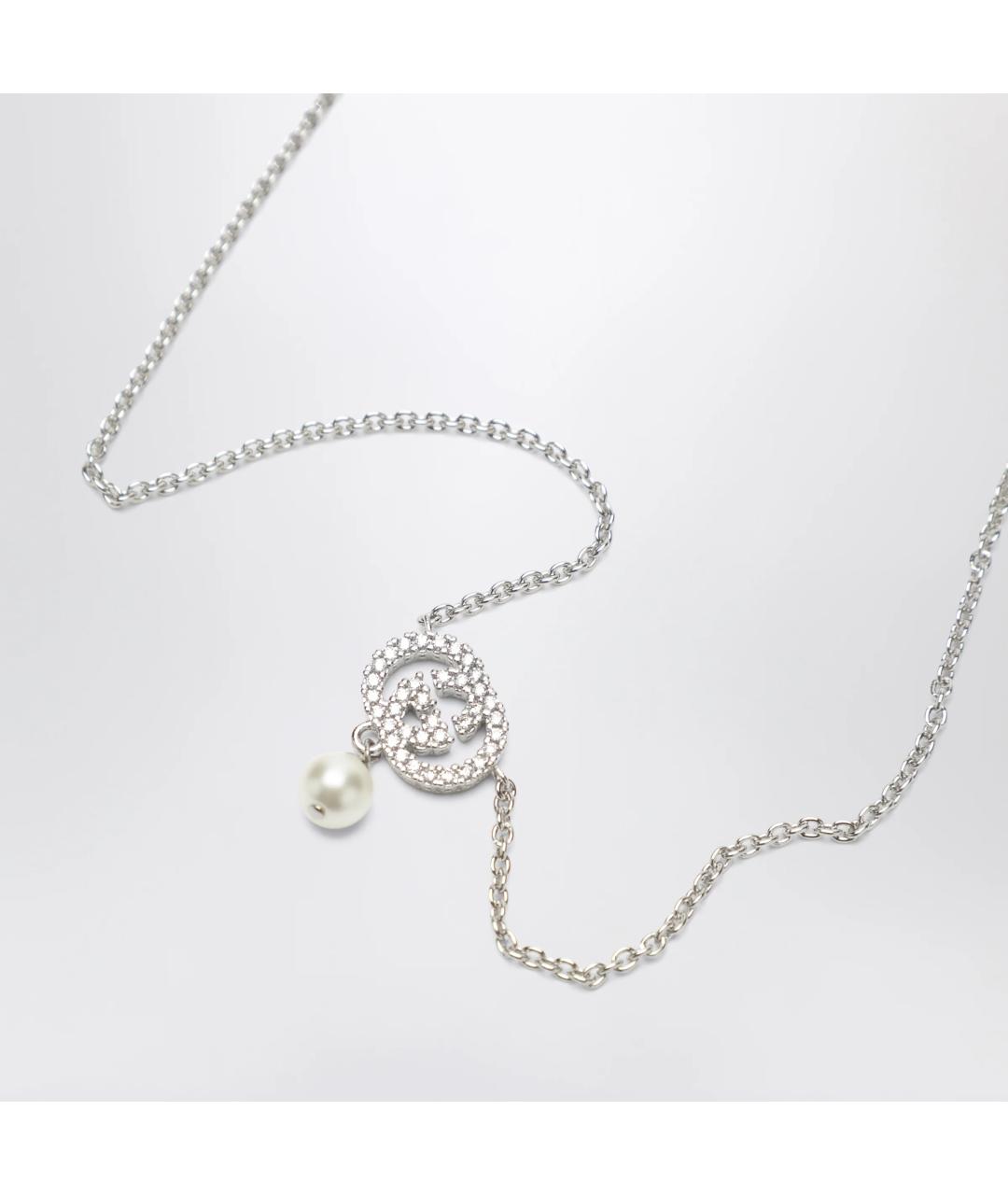 GUCCI Серебряная металлическая подвеска, фото 2