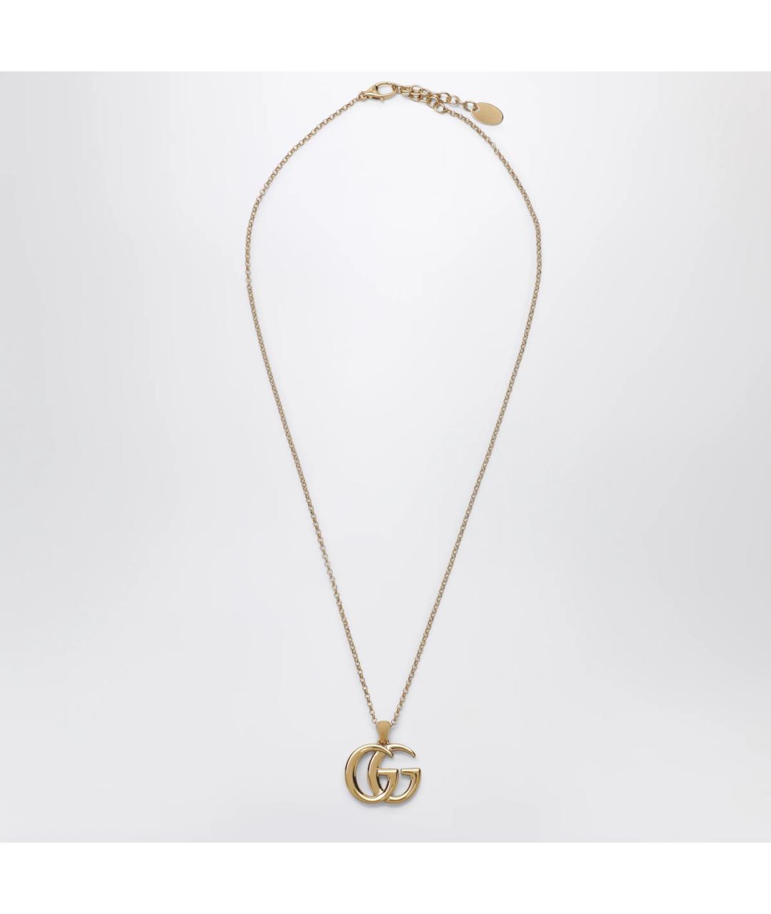 GUCCI Золотая латунная подвеска, фото 3