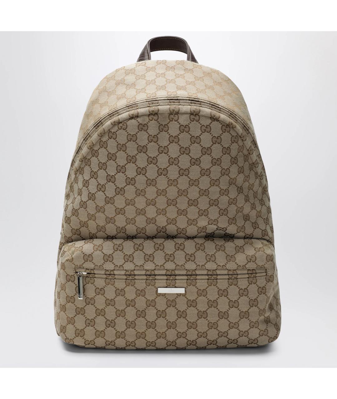 GUCCI Бежевый тканевый рюкзак, фото 3