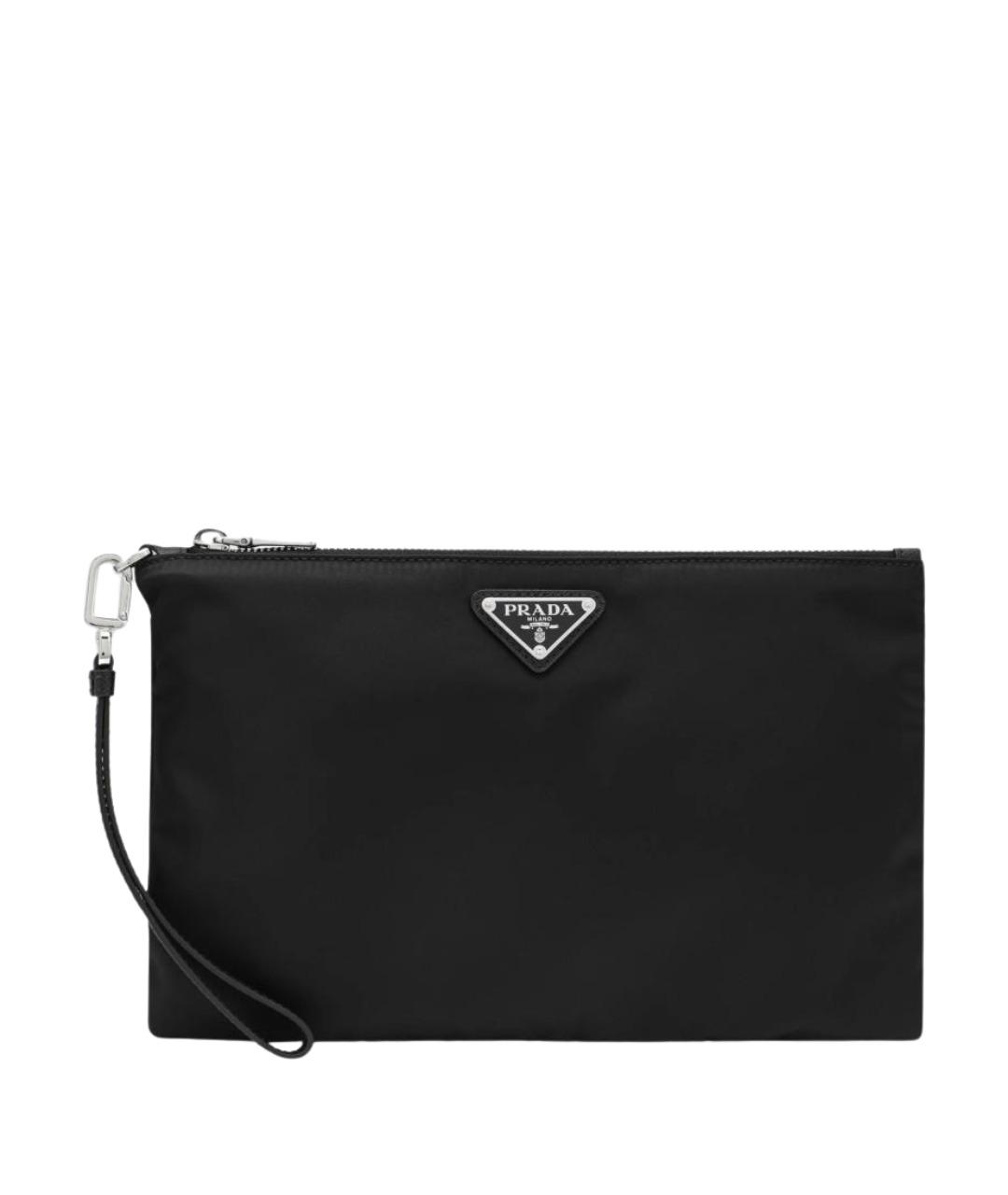 PRADA Черная тканевая папка для документов, фото 1