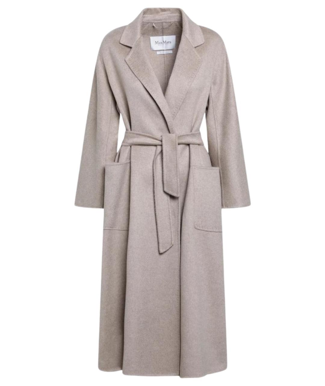 MAX MARA Бежевое кашемировое пальто, фото 1