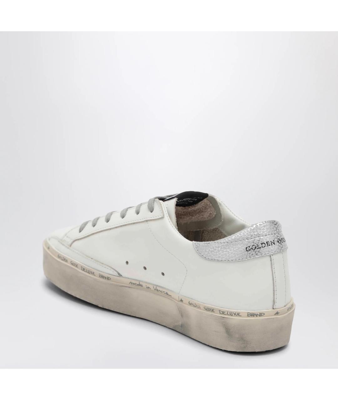 GOLDEN GOOSE Белые кожаные кеды, фото 2
