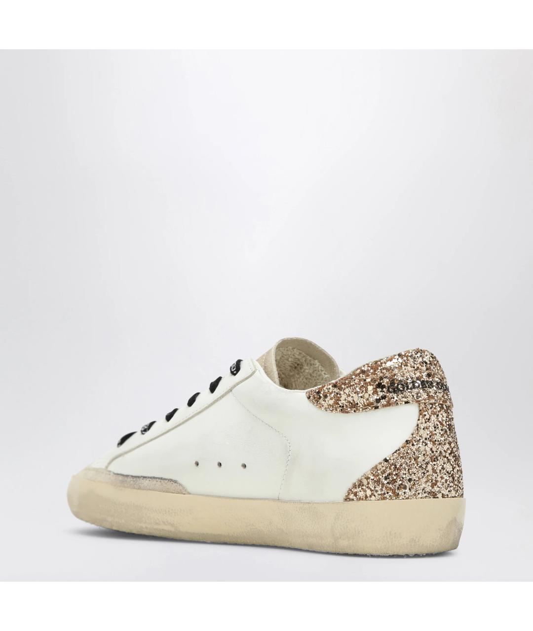 GOLDEN GOOSE Белые кожаные кеды, фото 2