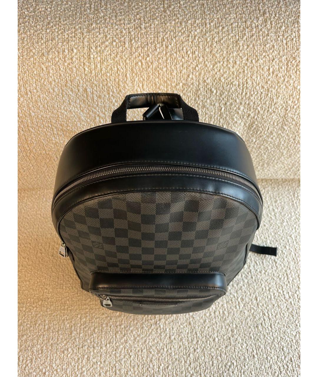 LOUIS VUITTON Антрацитовый рюкзак, фото 4