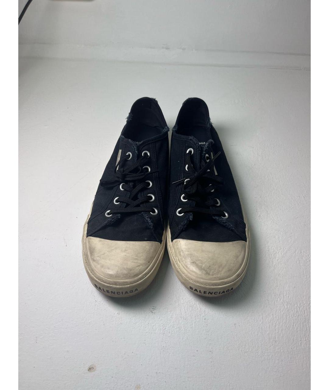BALENCIAGA Темно-синие низкие кроссовки / кеды, фото 2