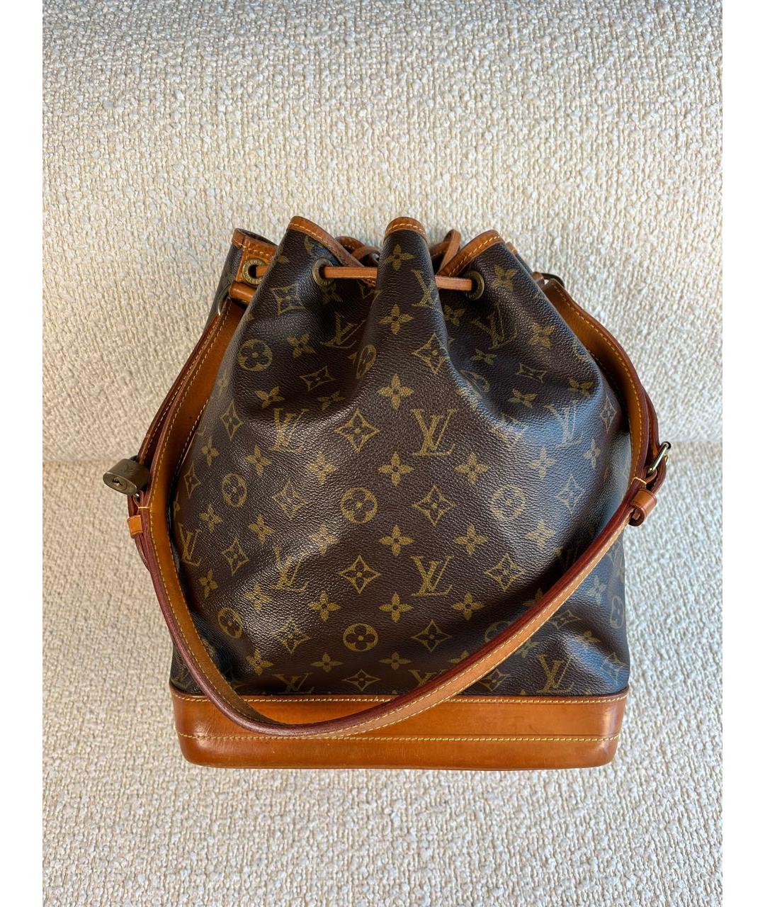 LOUIS VUITTON Коричневая сумка через плечо, фото 3