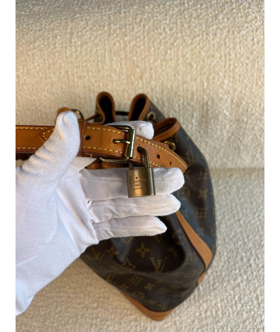 LOUIS VUITTON Коричневая сумка через плечо, фото 8