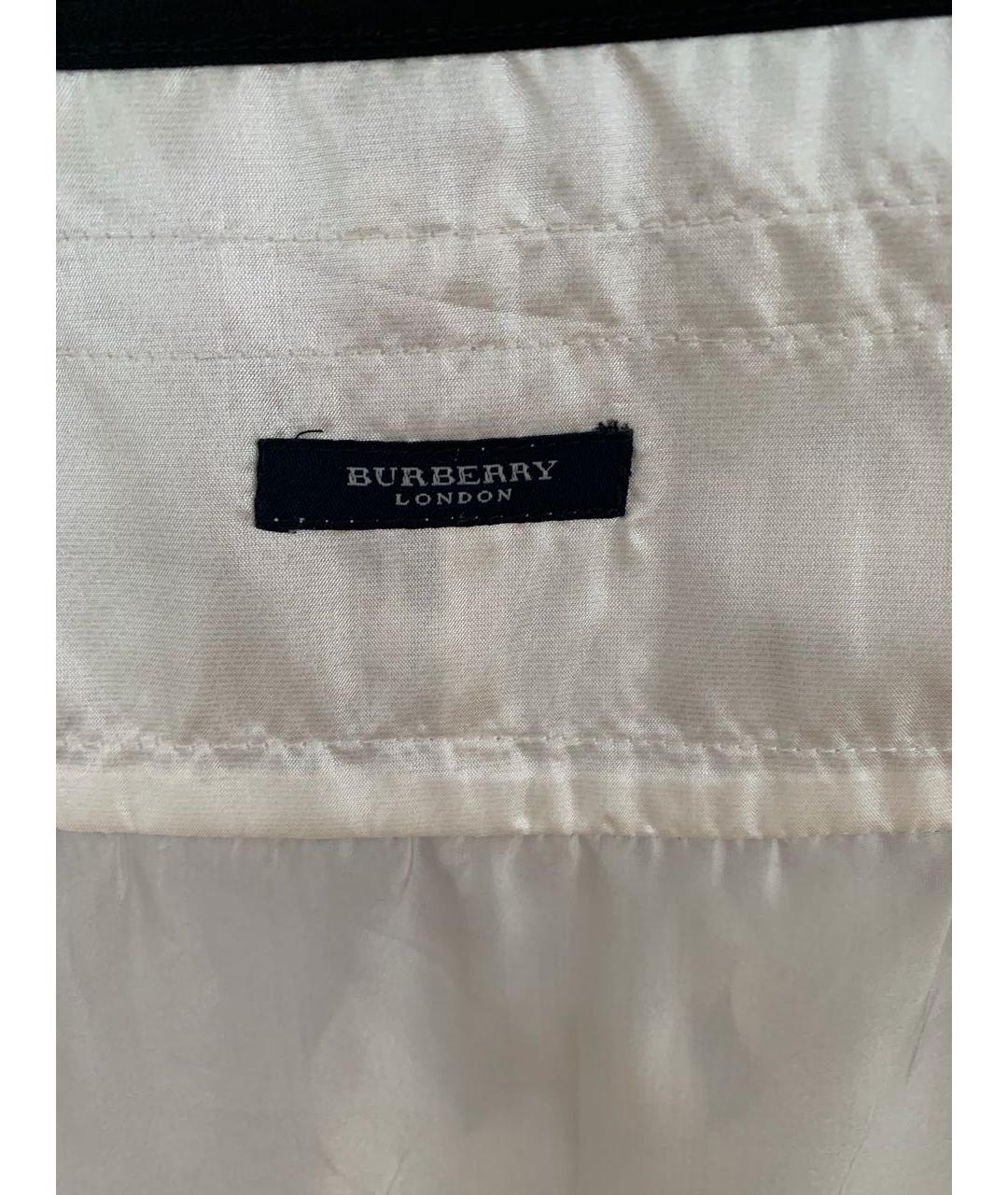 BURBERRY Мульти шелковая юбка миди, фото 5