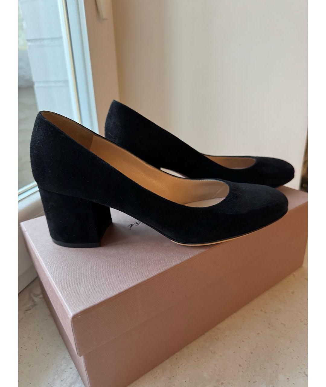 GIANVITO ROSSI Черные замшевые туфли, фото 9