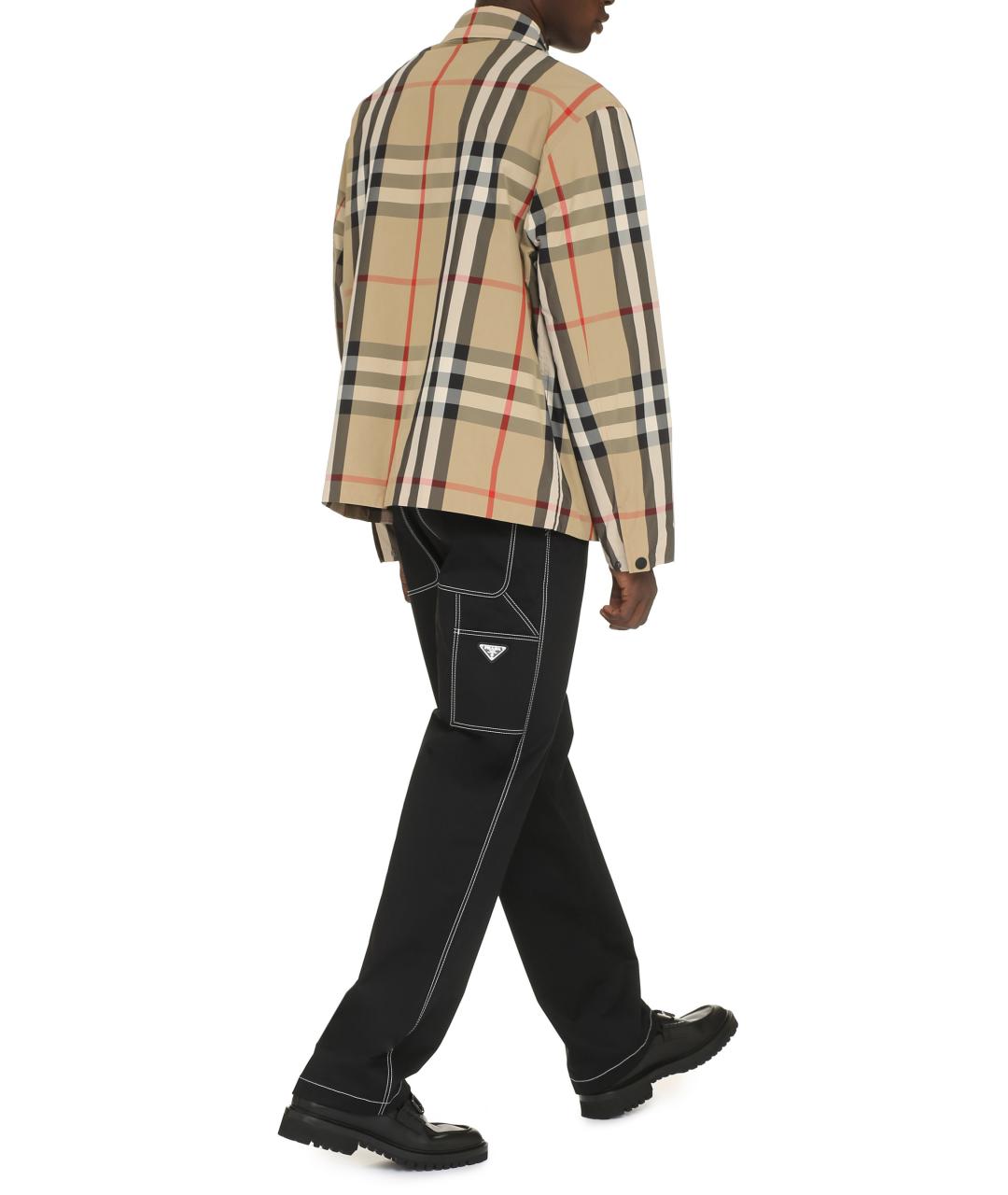 BURBERRY Мульти полиамидовая куртка, фото 4