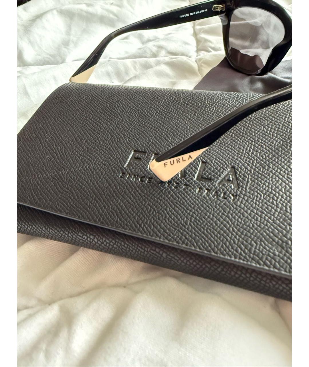 FURLA Черные солнцезащитные очки, фото 3
