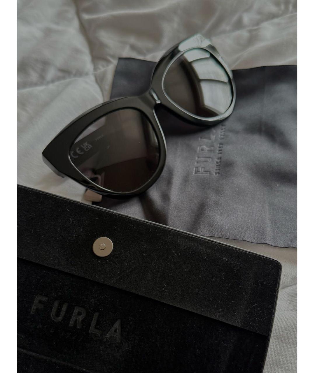 FURLA Черные солнцезащитные очки, фото 4