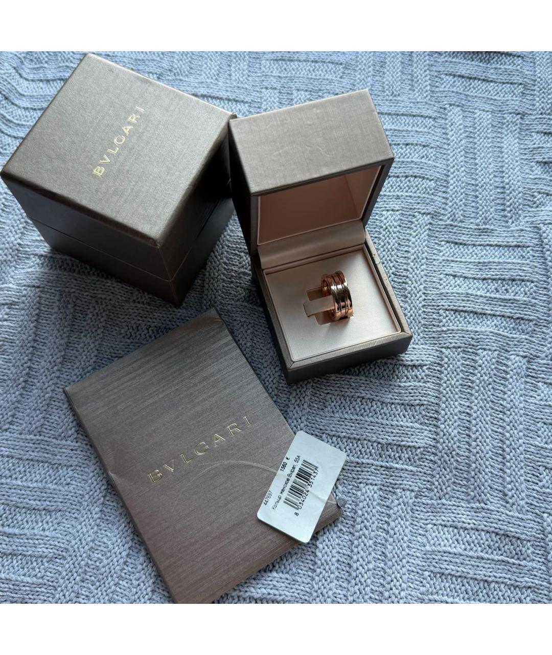 BVLGARI Золотое кольцо из розового золота, фото 2