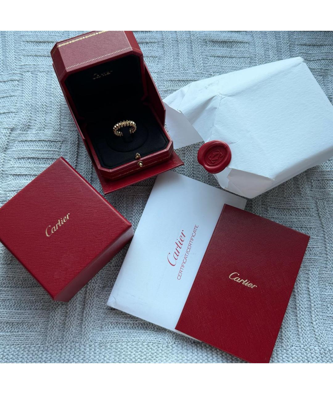 CARTIER Золотое кольцо из розового золота, фото 2