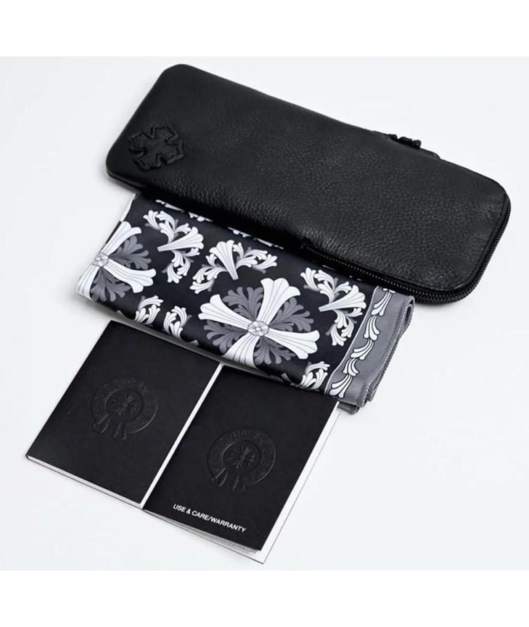 CHROME HEARTS Черные пластиковые солнцезащитные очки, фото 5